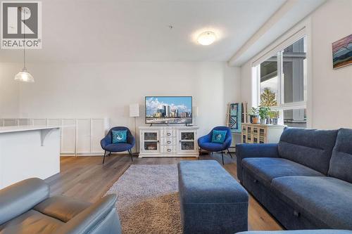 117, 30 Walgrove  Se, Calgary, AB - Indoor Photo Showing Living Room
