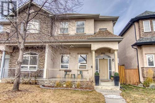 252 18 Avenue Nw, Calgary, AB - Outdoor With Deck Patio Veranda With Facade