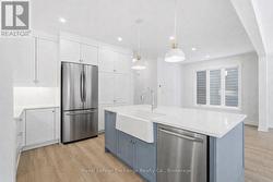 Quartz countertops - appliances virtually staged - 