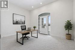 Bedroom 1 with walkout balcony - virtually staged - 