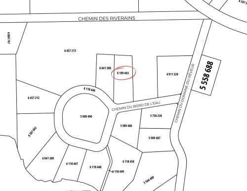 Plan (croquis) - Ch. Du Bord-De-L'Eau, Saint-Marc-De-Figuery, QC 