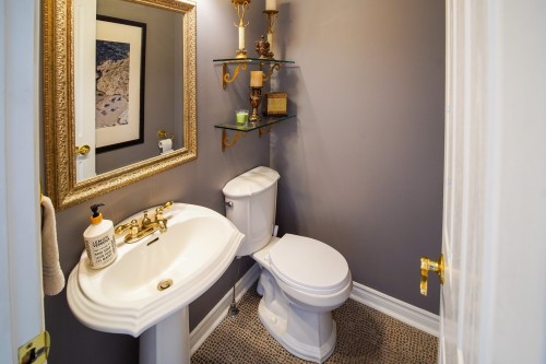 Powder room - 10625 Boul. Des Mille-Îles, Laval (Saint-François), QC - Indoor Photo Showing Bathroom