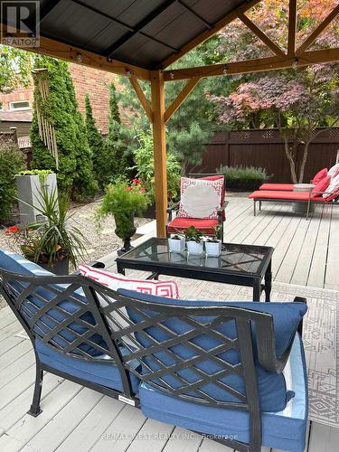 Back Yard - 3374 Artesian Drive, Mississauga, ON - Outdoor With Deck Patio Veranda With Exterior