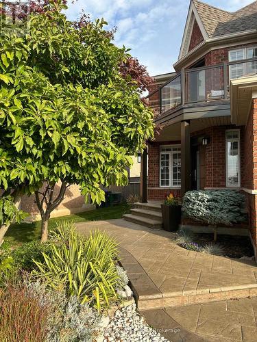 Summer Main Entrance - 3374 Artesian Drive, Mississauga, ON - Outdoor With Balcony