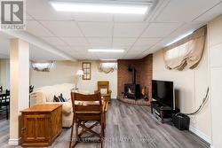 Family Room with Cozy Gas Fireplace - 