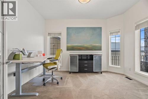 153 Crestridge Way Sw, Calgary, AB - Indoor Photo Showing Office
