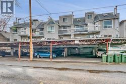 Rear of building showing parking access - 