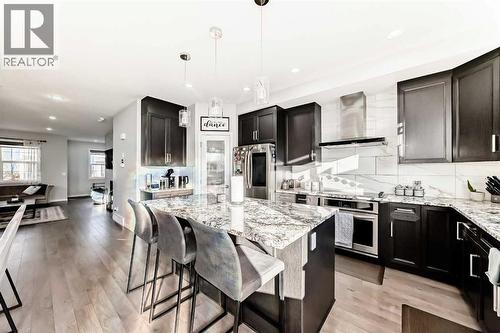 159 Evanscrest Park Nw, Calgary, AB - Indoor Photo Showing Kitchen With Stainless Steel Kitchen With Upgraded Kitchen