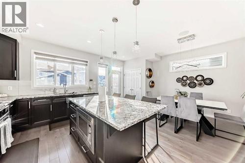 159 Evanscrest Park Nw, Calgary, AB - Indoor Photo Showing Kitchen With Upgraded Kitchen