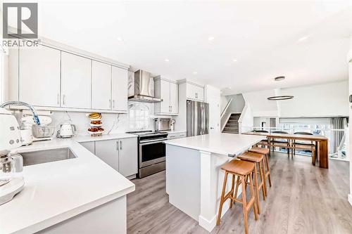 38 Lavender Road Se, Calgary, AB - Indoor Photo Showing Kitchen With Upgraded Kitchen