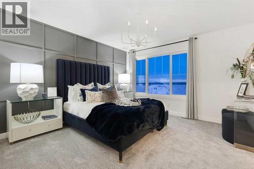 206 Sora Way Se, Calgary, AB - Indoor Photo Showing Bedroom