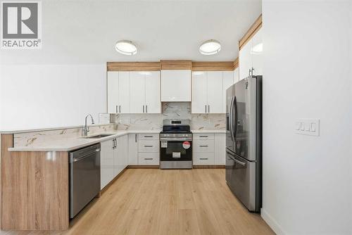 81 Saddlemont Road Ne, Calgary, AB - Indoor Photo Showing Kitchen With Stainless Steel Kitchen