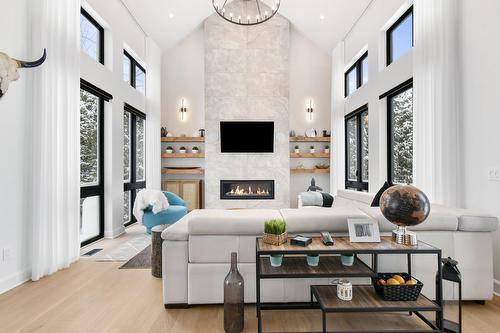 Living room - 168  - 170 42E Avenue, Terrebonne (Terrebonne), QC - Indoor With Fireplace