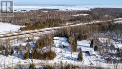Aerial view of property & Georgian Bay - 