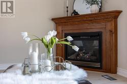 Main Floor Living Room - gas fireplace - 