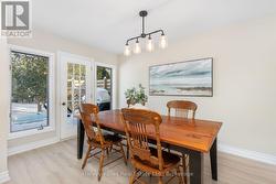 Dining Room - view to back patio & hot - 