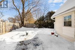 Side yard with deck - 