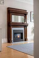 Cozy gas fireplace in the living space. - 