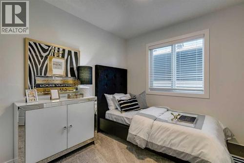 592 Buffaloberry Manor Se, Calgary, AB - Indoor Photo Showing Bedroom