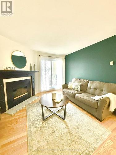 217 - 737 Deveron Crescent, London South (South T), ON - Indoor Photo Showing Living Room With Fireplace