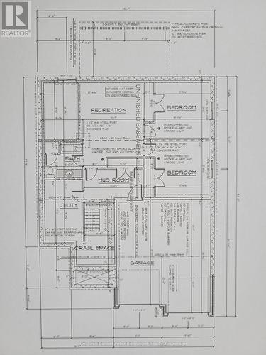 Basement Floor Plan - 202 James Street, Arran-Elderslie, ON - Other