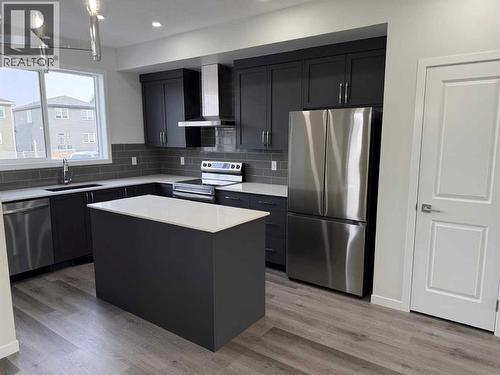 1961 Cornerstone Boulevard Ne, Calgary, AB - Indoor Photo Showing Kitchen With Stainless Steel Kitchen