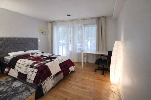 Chambre à coucher principale - 102-5365 Av. Victoria, Montréal (Côte-Des-Neiges/Notre-Dame-De-Grâce), QC - Indoor Photo Showing Bedroom