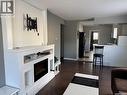 2600 Wallace Street, Regina, SK  - Indoor Photo Showing Living Room With Fireplace 