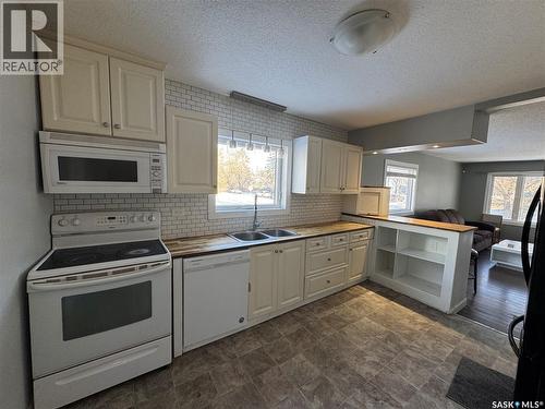 2600 Wallace Street, Regina, SK - Indoor Photo Showing Kitchen With Double Sink