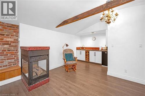 7 Foster Street, Hamilton, ON - Indoor With Fireplace