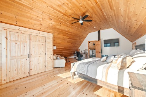 Chambre à coucher principale - 55 Rue Du Soleil, Saint-Hippolyte, QC - Indoor