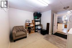 Flex space and entrance to suite - 