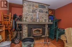 Fireplace in shop - 