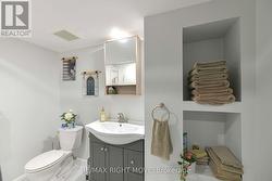 4 piece washroom on lower level - 