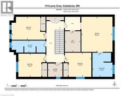 View of Upper Level Floor Plan - 