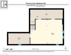 View of basement level Floor Plan. - 