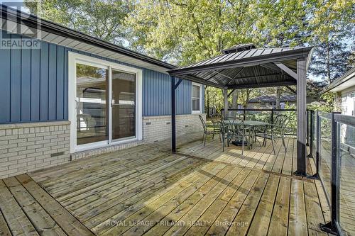Backyard Deck - 21 Langton Road, London East (East D), ON - Outdoor With Deck Patio Veranda With Exterior