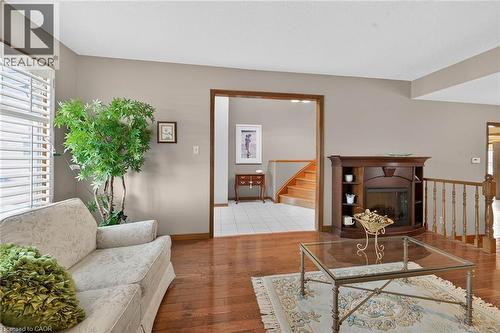 15 Gabriele Court, Hamilton, ON - Indoor Photo Showing Living Room With Fireplace