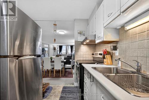 1002 - 81 Millside Drive, Milton, ON - Indoor Photo Showing Kitchen With Double Sink With Upgraded Kitchen