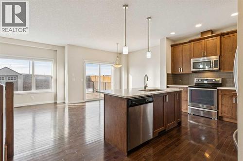 116 Walden Parade Se, Calgary, AB - Indoor Photo Showing Kitchen With Upgraded Kitchen