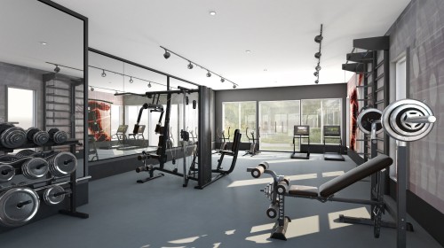 Salle d'exercice - 110-244 Boul. Hymus, Pointe-Claire, QC - Indoor Photo Showing Gym Room