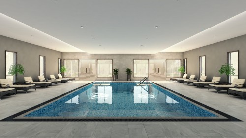 Piscine - 810-244 Boul. Hymus, Pointe-Claire, QC - Indoor Photo Showing Other Room With In Ground Pool