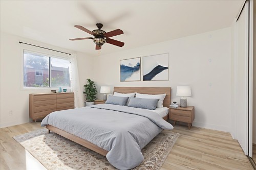 Chambre à coucher principale - 201-1350 Rue Hyman, Montréal (Pierrefonds-Roxboro), QC - Indoor Photo Showing Bedroom