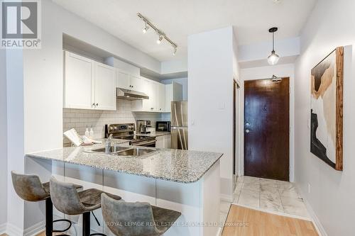 1106 - 1359 Rathburn Road, Mississauga, ON - Indoor Photo Showing Kitchen With Double Sink With Upgraded Kitchen