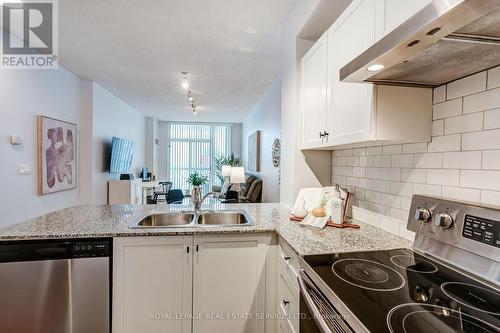 1106 - 1359 Rathburn Road, Mississauga, ON - Indoor Photo Showing Kitchen With Double Sink With Upgraded Kitchen