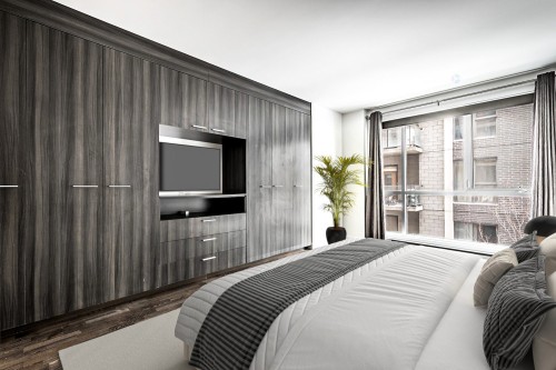 Chambre à coucher principale - 312-905 Av. Plymouth, Mont-Royal, QC - Indoor Photo Showing Bedroom