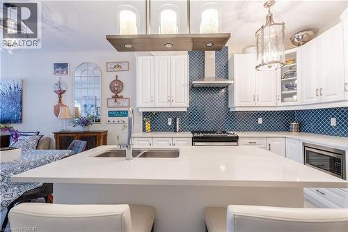 7 Comet Lane, Crystal Beach, ON - Indoor Photo Showing Kitchen With Double Sink With Upgraded Kitchen