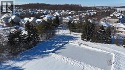 Aerial View of skating rink near by - 