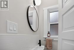 Main floor powder room - 