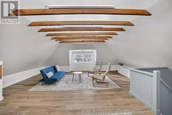 Exposed original collar ties open area - 